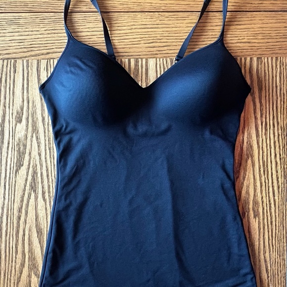 Maidenform Black Shapewear Camisole Padded Bra Adjustable Straps Size 2XL - Picture 1 of 6